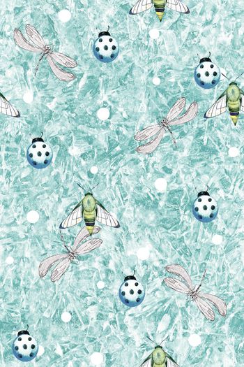 1176094-肌理底纹昆虫排列大小波点-1