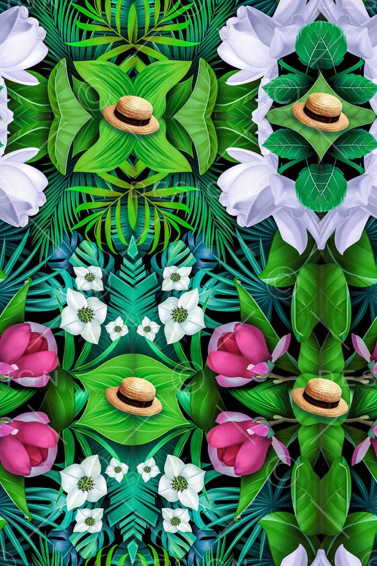 手绘印花华亿平台图片