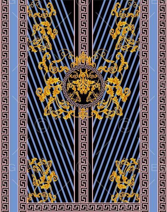 幾何印花华亿平台图片