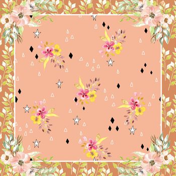 1176193-叶子底纹小几何小碎花