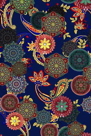 圆形印花华亿平台图片