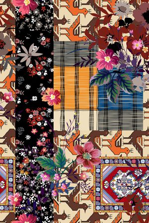 几何印花华亿平台图片