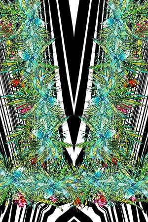 线条画印花华亿平台图片