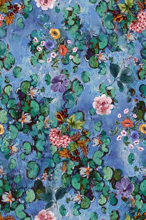 手绘印花华亿平台图片