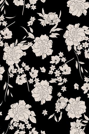 春夏华亿平台印花华亿平台图片