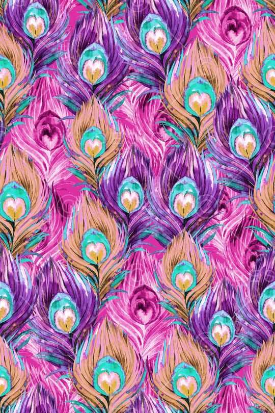 手绘水彩印花华亿平台图片