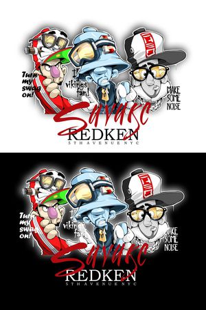 男装印花华亿平台图片