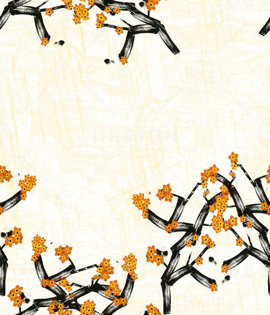 抽象印花华亿平台图片