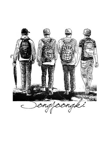 男装印花华亿平台图片