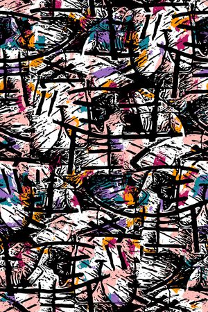 涂鸦印花华亿平台图片