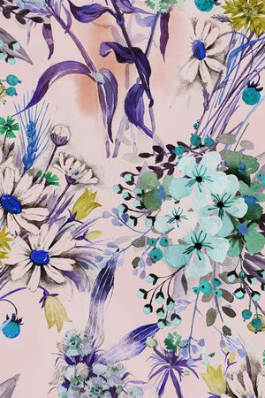 手绘印花华亿平台图片