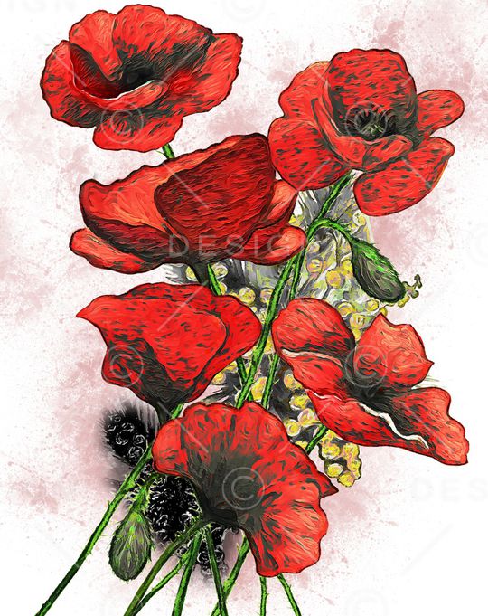 线条画印花华亿平台图片