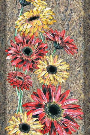 线条画印花华亿平台图片