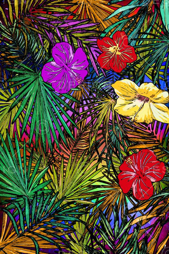 线条画印花华亿平台图片