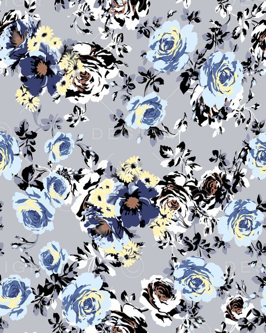 春夏华亿平台印花华亿平台图片