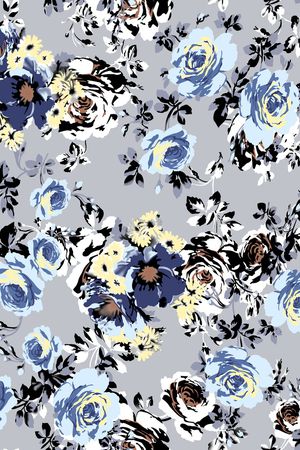 春夏华亿平台印花华亿平台图片