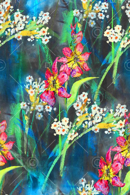 水彩印花华亿平台图片