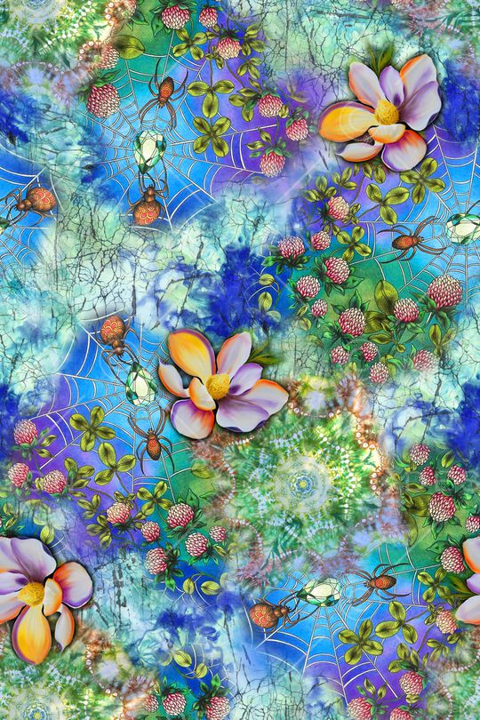 水彩印花华亿平台图片