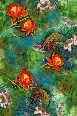 抽象印花华亿平台图片