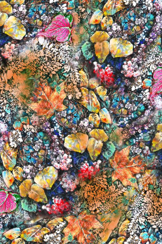 抽象印花华亿平台图片