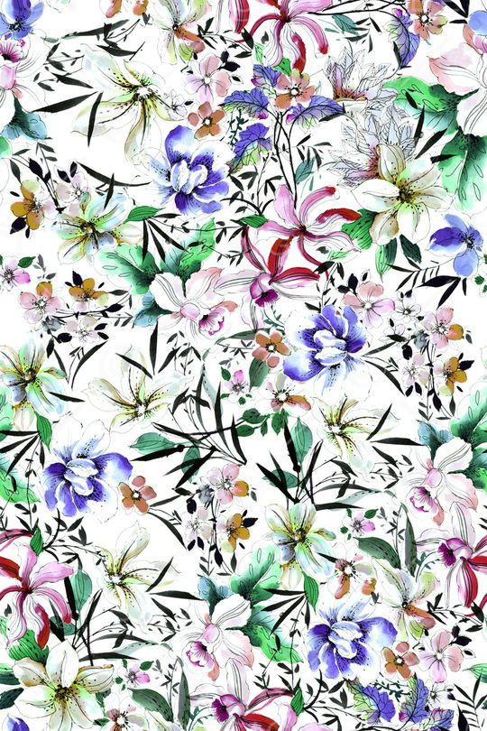 抽象印花华亿平台图片