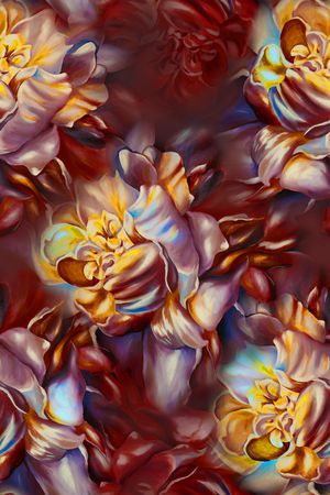 抽象印花华亿平台图片