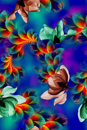 分形印花华亿平台图片