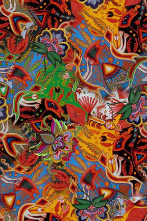 几何印花华亿平台图片