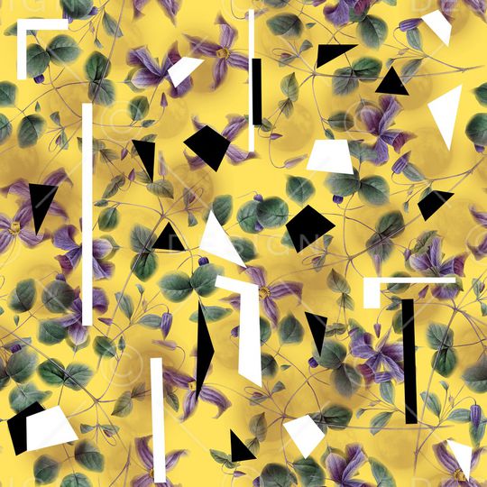 几何印花华亿平台图片