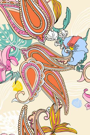 春夏华亿平台印花华亿平台图片