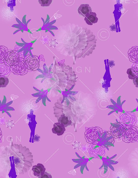 抽象印花华亿平台图片