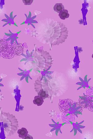 抽象印花华亿平台图片