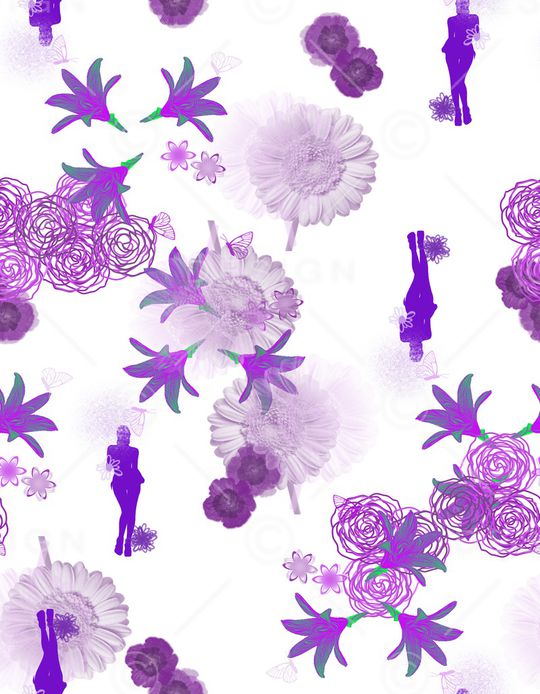 抽象印花华亿平台图片