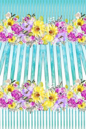 线条画印花华亿平台图片