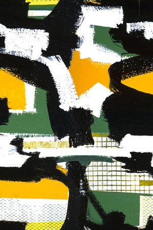 抽象男装印花华亿平台图片