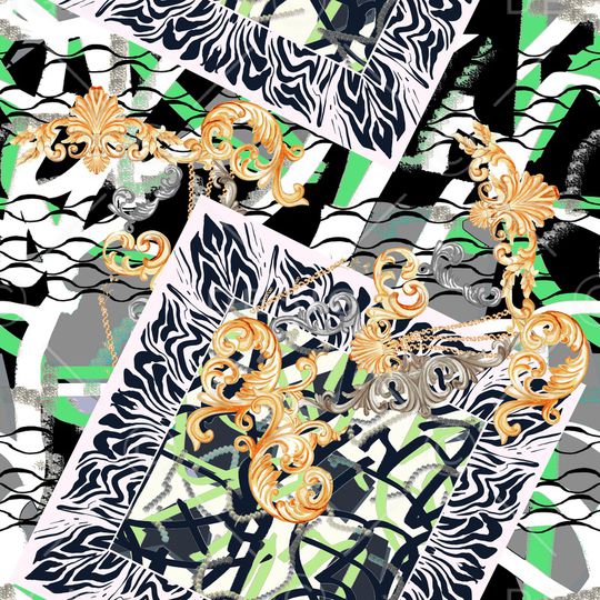 时尚印花华亿平台图片