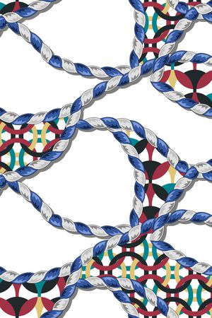 几何印花华亿平台图片