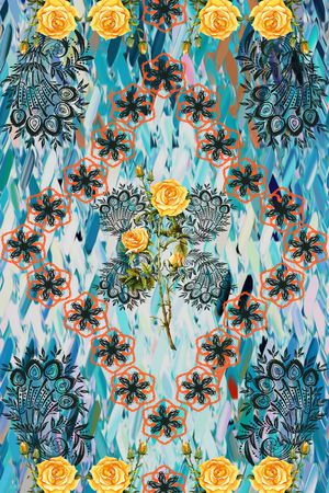 春夏华亿平台印花华亿平台图片