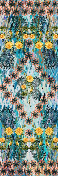 春夏华亿平台印花华亿平台图片