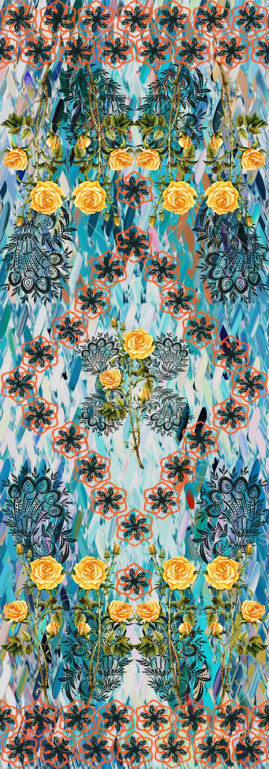 春夏华亿平台印花华亿平台图片