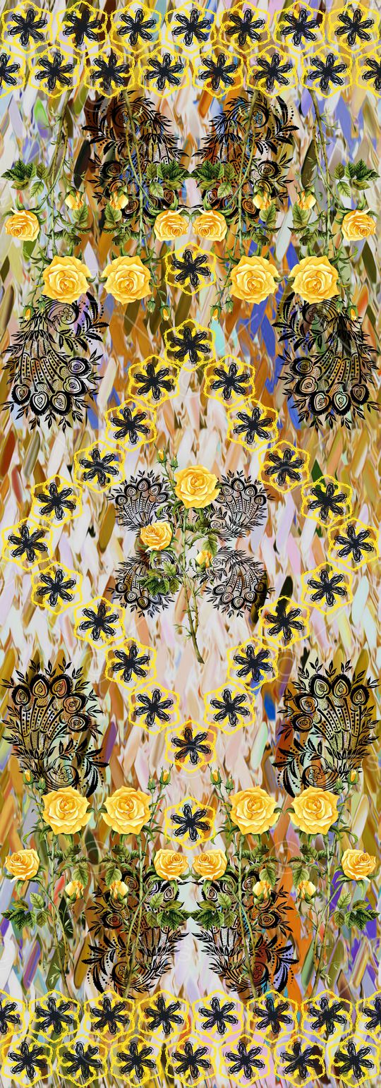 春夏华亿平台印花华亿平台图片