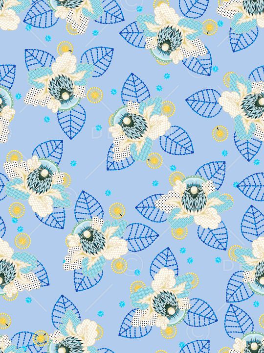 绿植树叶印花华亿平台图片