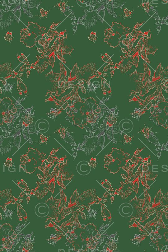 植物印花华亿平台图片