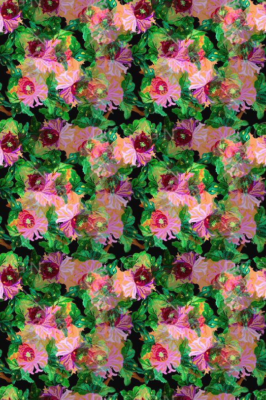 植物印花华亿平台图片