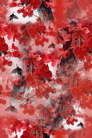 植物印花华亿平台图片