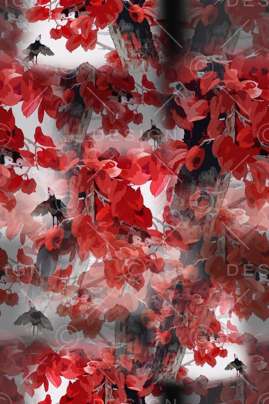 植物印花华亿平台图片