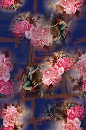 植物印花华亿平台图片