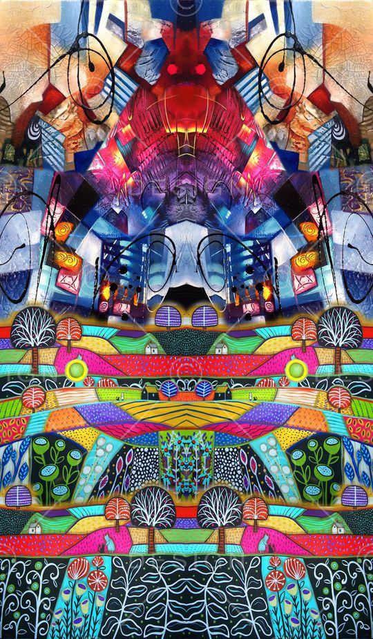 几何印花华亿平台图片