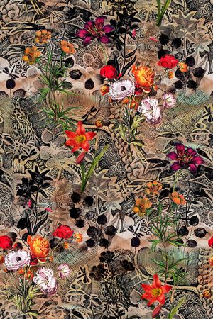 几何印花华亿平台图片