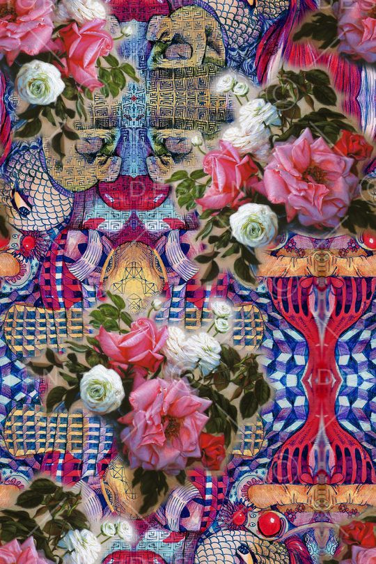 几何印花华亿平台图片